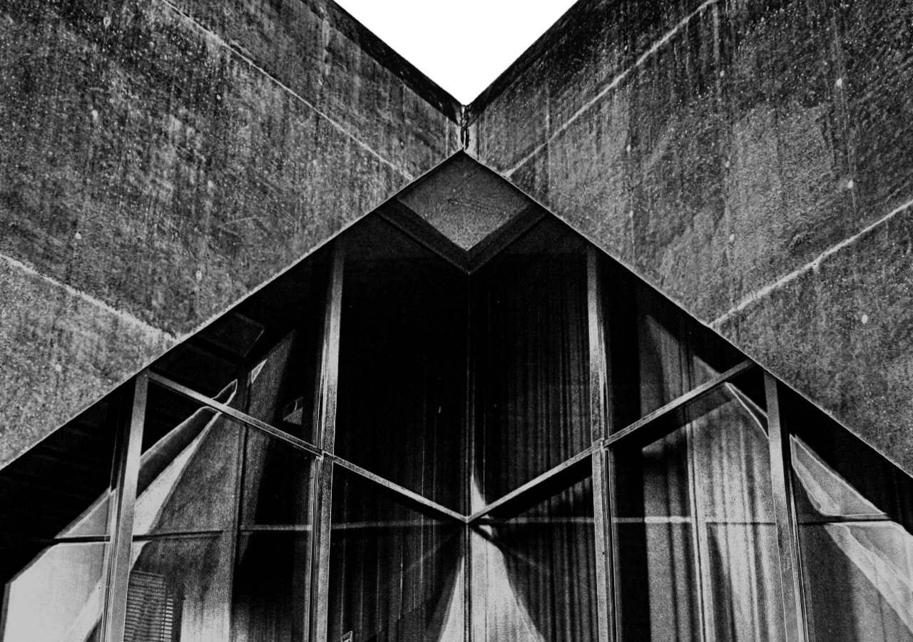 Exterior detail of an Aviation Museum, Cracow, Poland.
